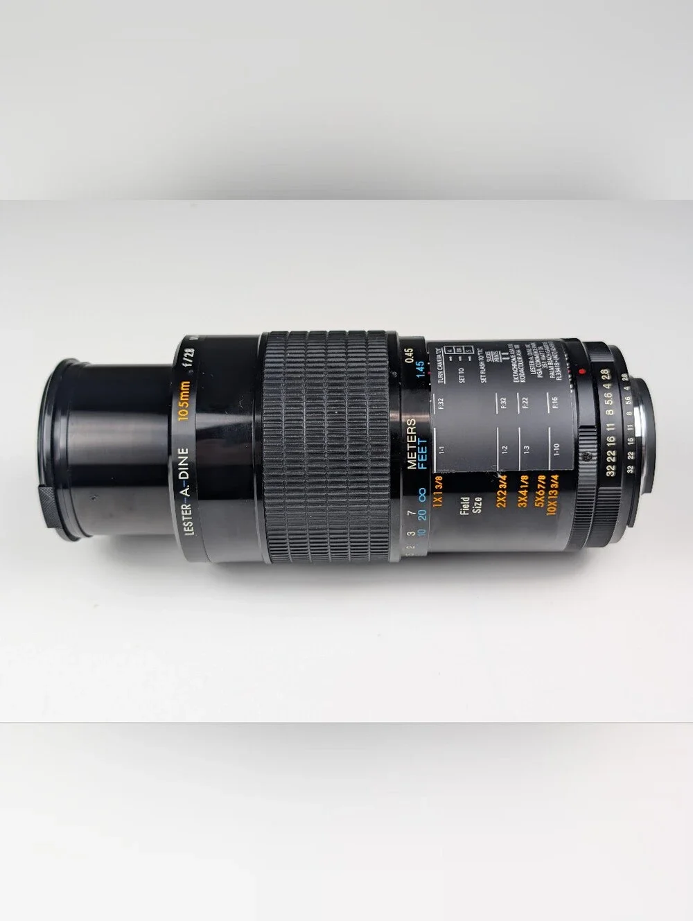 Lester A Dine 105mm f/2.8 Macro Lens Ring Light Flash Set Nikon N6006 Case